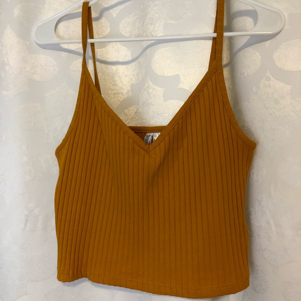 Yellow/Mustard H&M Crop Top - Picture 5 of 5